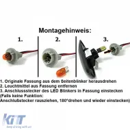 LED-Seitenblinker schwarz geeignet für Chrysler Sebring 06-10-image-6202102