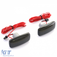 LED-Seitenblinker, schwarz, geeignet für Dodge Grand Caravan 07-16, Lancia Flavia-image-6206130