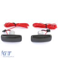 LED-Seitenblinker schwarz geeignet für Jeep Patriot Compass 07-17 Commander-image-6201005