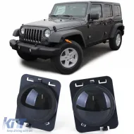 image-52-LED-Seitenblinker schwarz Rauch Paar geeignet für Jeep Wrangler JK 07-17