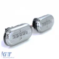 LED-Seitenblinker-Set klares Glas Chrom geeignet für Smart Fortwo 453 Coupe Cabrio ab 2014-image-6191985