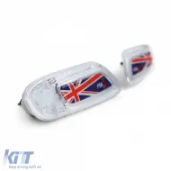 LED-Seitenblinker Union Jack rot blau geeignet für Mini One Cooper S F55 F56 F57 2014-21-image-6195765