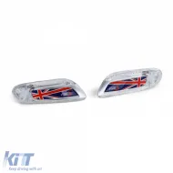 LED-Seitenblinker Union Jack rot blau geeignet für Mini One Cooper S F55 F56 F57 2014-21-image-6195766
