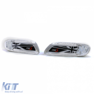 LED-Seitenblinker Union Jack schwarz, geeignet für Mini One Cooper S F55 F56 F57 2014-21-image-6206138
