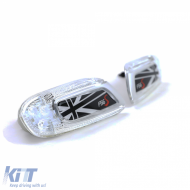 LED-Seitenblinker Union Jack schwarz, geeignet für Mini One Cooper S F55 F56 F57 2014-21-image-6206139