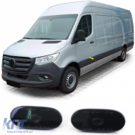 LED side indicators black 2 pieces for Mercedes Sprinter W906 06-16 907 910 from 18