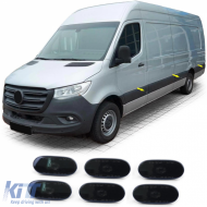 LED side indicators black 6 pieces for Mercedes Sprinter W906 06-16 907 910 from 18