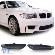 LED side indicators black smoke pair suitable for BMW 1 Series E81 E87 E82 E88 04-12