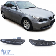 LED side indicators black smoke suitable for BMW E46 E60 E61 X3 E83