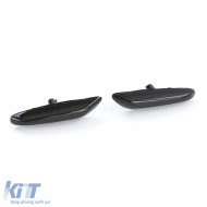 LED side indicators black smoke suitable for BMW 3 Series E46 01-05 E90 E91 E92 E93-image-6209991