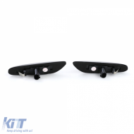 LED side indicators black smoke suitable for BMW 3 Series E46 01-05 E90 E91 E92 E93-image-6209993