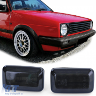 LED side indicators black suitable for VW Golf 1 + 2 Jetta 2 Polo 3 Corrado