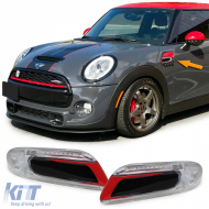 image-28-LED side indicators red black for Mini One Cooper S F55 F56 F57 2014-2021