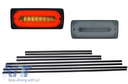 image-19-LED stražnja svjetla Dimna traka s letvicama Lajsne za vrata crna pogodna za Mercedes G-klasu W463 (1989-2015)