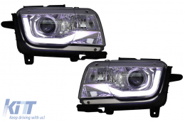 LED Tagfahrlicht für Chevrolet Camaro MK 5 Non-Facelift 09-13 Chrom-image-6089994