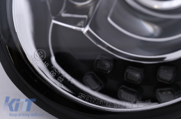 LED Tagfahrlicht für VW New Beetle Hatchback Cabrio 10.98-05.05 Chrom Klarglas-image-6097742