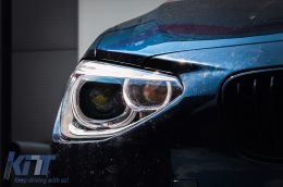 LED Tagfahrlicht Scheinwerfer Angel Eye für BMW 1er F20 F21 2011-2014 Schwarz-image-6095859