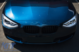 LED Tagfahrlicht Scheinwerfer Angel Eye für BMW 1er F20 F21 2011-2014 Schwarz-image-6095863