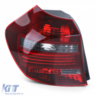 LED tail light rear light black smoke left TYC suitable for BMW E81 E87