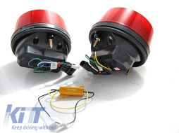 LED tail light set suitable for Ferrari F355 1994-1999, F360 1999-2004, left and right-image-6237752