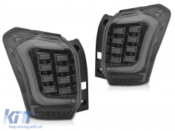 LED tail light set suitable for Subaru Forester 2013-2018, with smoked base, left and right - ABTLS6021053