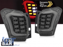 LED tail light set suitable for Subaru Forester 2013-2018, with smoked base, left and right-image-6237859
