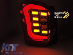 LED tail light set suitable for Subaru Forester 2013-2018, with smoked base, left and right-image-6237861