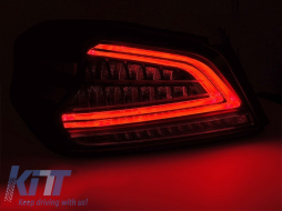 LED tail light set suitable for Subaru WRX 2014-2021, smoked base, left and right-image-6237866