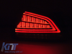 LED tail light set suitable for Subaru WRX 2014-2021, smoked base, left and right-image-6237867