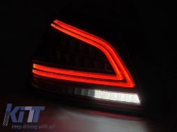 LED tail light set suitable for Subaru WRX 2014-2021, smoked base, left and right-image-6237868