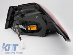 LED tail light set suitable for Subaru WRX 2014-2021, smoked base, left and right-image-6237869