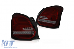 LED tail light set suitable for Suzuki Swift after 2017, smoked red, left and right - ABTLS6021035