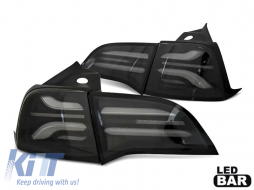 LED tail light set suitable for Tesla Model 3 after 2017, with smoked base, left and right - ABTLT6021056