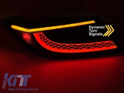LED tail light set suitable for Toyota GR86 after 2021, red base, left and right-image-6237944