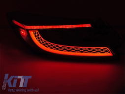 LED tail light set suitable for Toyota GR86 after 2021, smoked base, left and right-image-6237951