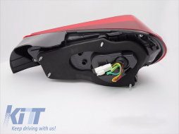 LED tail light set suitable for Toyota GT86 2012-2021, red smoked base, left and right-image-6237959