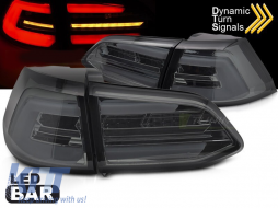 LED tail light set suitable for Volkswagen Golf VII estate 2013-2017, with smoked base, left and right - ABTLV6021161