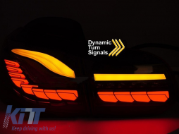 LED tail light set suitable for Volkswagen Golf VI 2008-2013, with red base, left and right-image-6238238