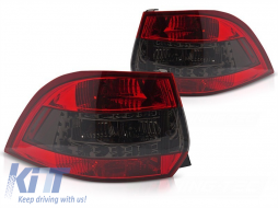 LED tail light set suitable for Volkswagen Golf V, VI estate 2007-2013 with red base, left and right - ABTLV6021177