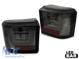 image-75-LED tail light set suitable for Volkswagen T4 1990-2003, smoked, left and right