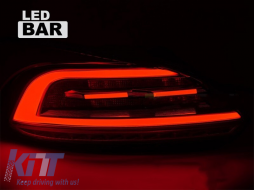 LED tail light set suitable for Volkswagen Scirocco 2008-2014, with red base, left and right-image-6238270