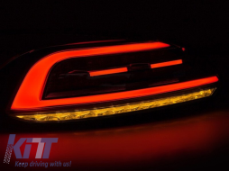 LED tail light set suitable for Volkswagen Scirocco 2008-2014, with smoked base, left and right-image-6238276
