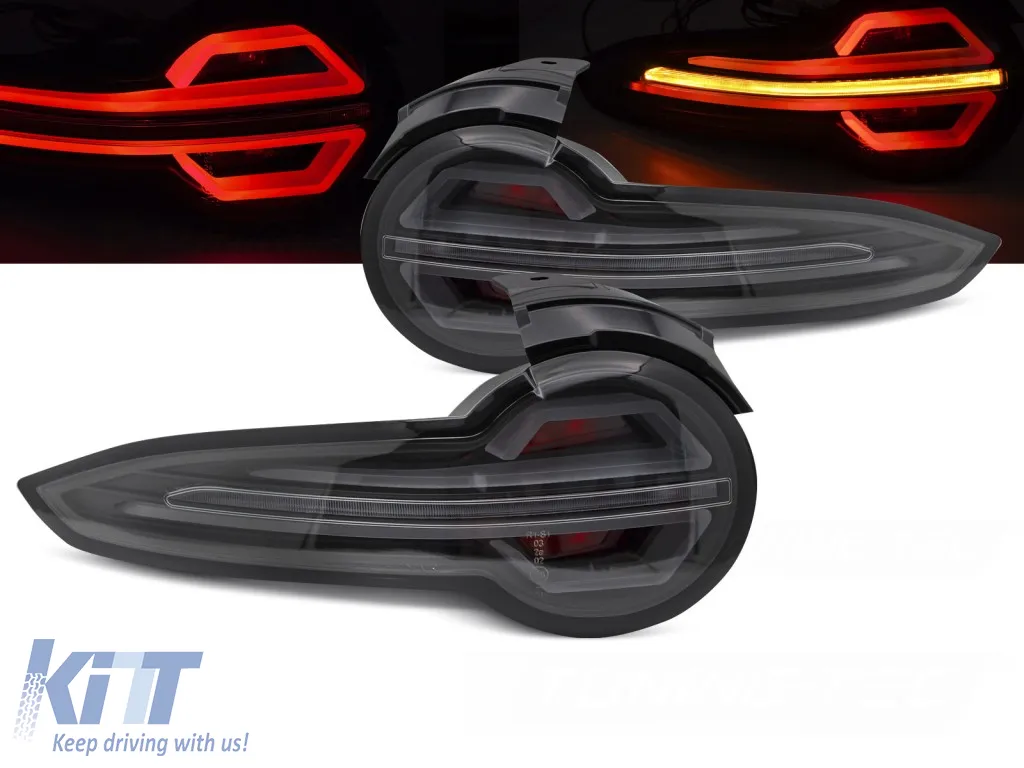 LED TAIL LIGHTS BLACK LED SEQ fits MAZDA MX5 ND 15-23