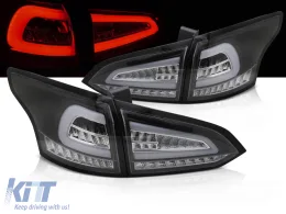LED TAIL LIGHTS BLACK SEQ fits FORD FOCUS MK 3 SW 11-18 -image-6270643