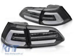 image-71-LED TAIL LIGHTS BLACK SEQ fits VW GOLF 7 17-19 SW