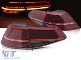 LED TAIL LIGHTS RED LED SEQ fits VW GOLF 7 13-19-image-6270129