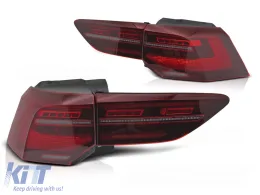 LED TAIL LIGHTS RED LED SEQ fits VW GOLF 8 19-24-image-6270756