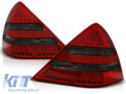 LED TAIL LIGHTS RED SMOKE fits MERCEDES R170 SLK 04.96-04