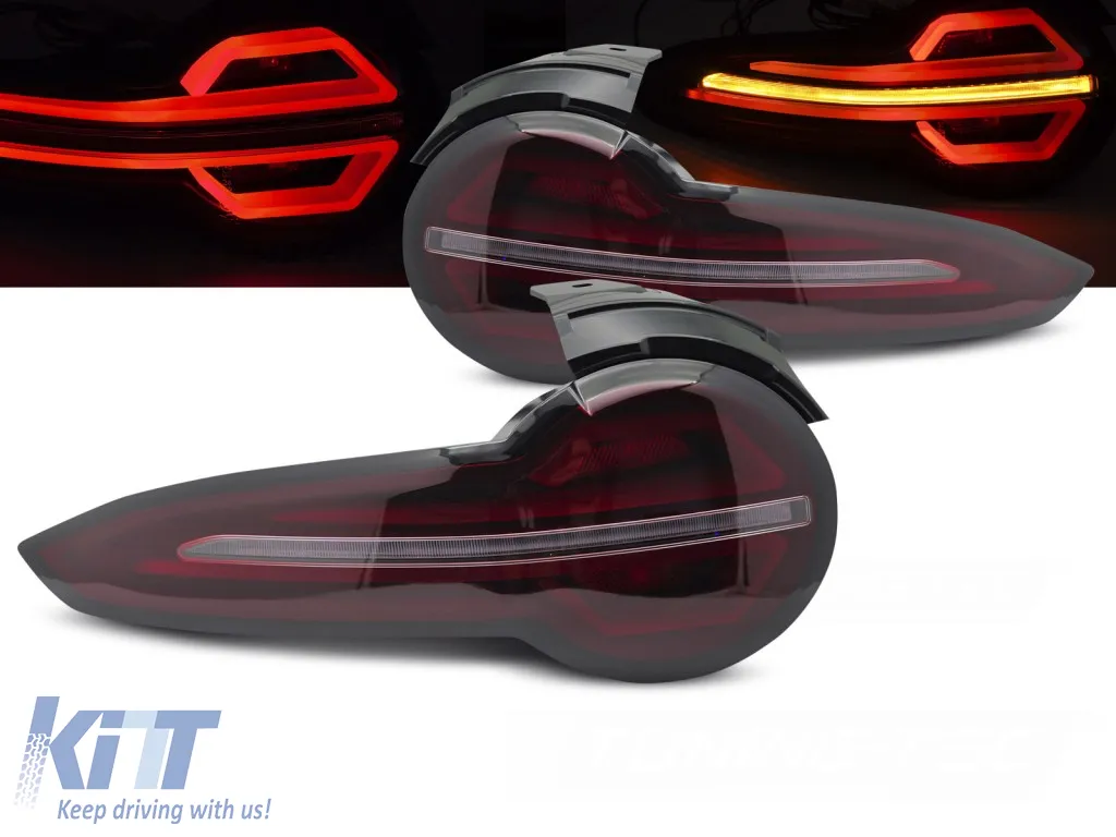 LED TAIL LIGHTS RED SMOKE LED SEQ fits MAZDA MX5 ND 15-23