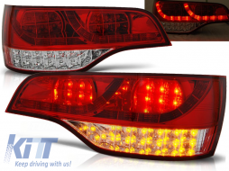 LED TAIL LIGHTS RED WHITE fits AUDI Q7 06-09